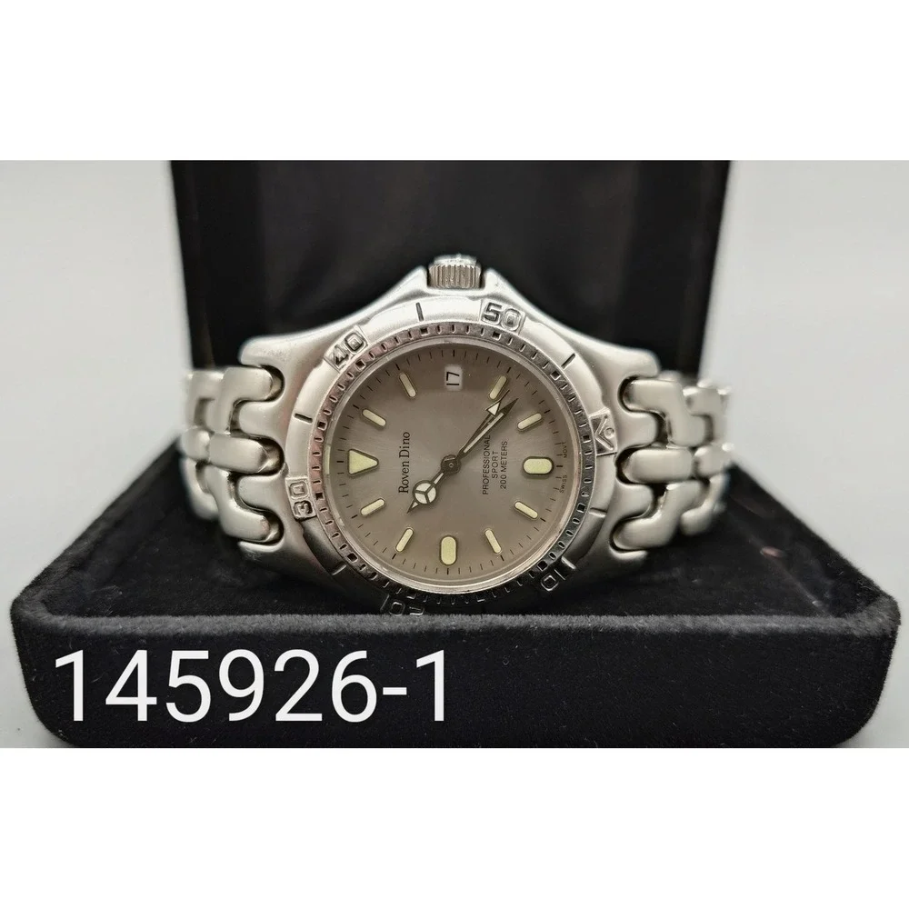 Roven Dino Talon 8007 Professional Sport Watch Silver Tone 36mm [145926-1]